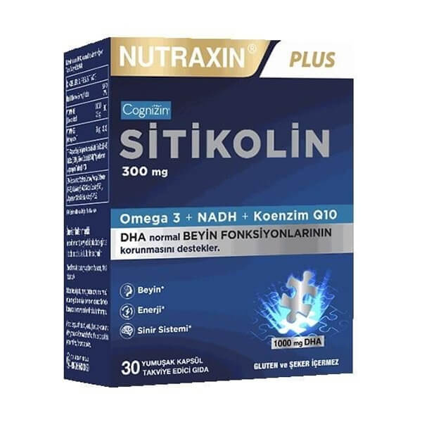 Nutraxin Sitikolin 30 Kapsül