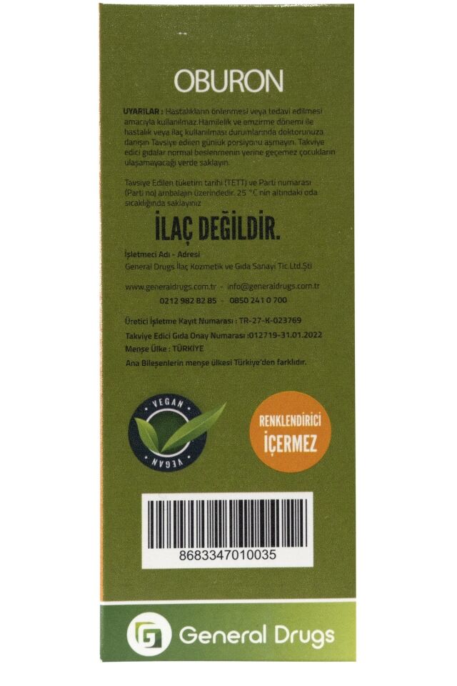 GENERAL DRUGS İLAÇ KOZMETİK VE GIDA SANAYİ Oburon