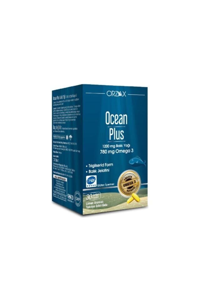 Ocean Plus Omega 3 1200 Mg Balık Yağı 30 Kapsül