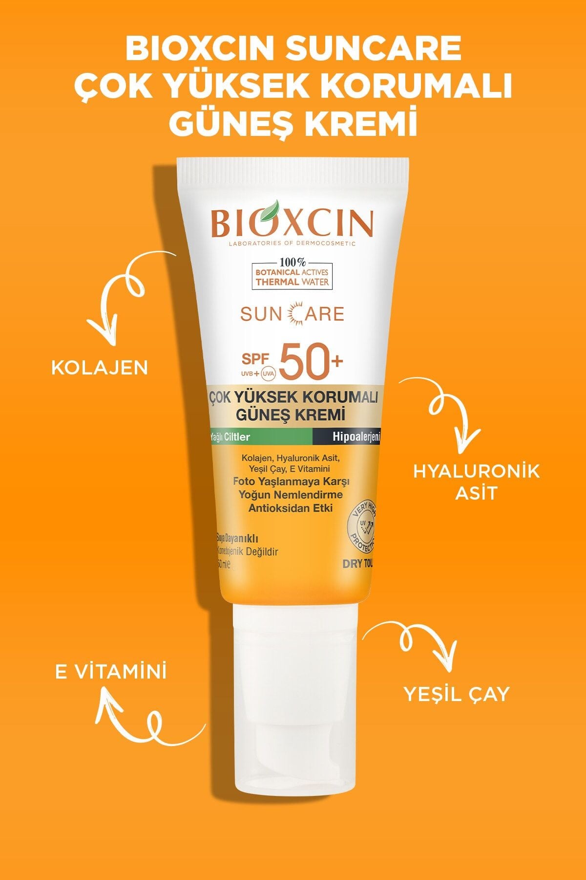 Bioxcin Sun Care Çok Yüksek Korumalı Yağlı Ciltler Için Güneş Kremi Spf 50+