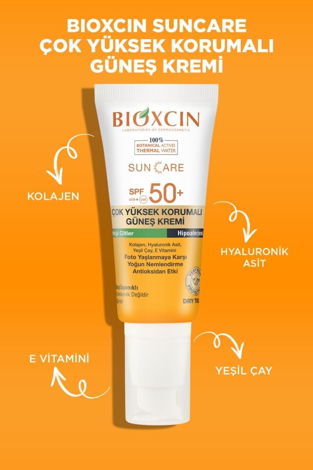 Bioxcin Sun Care Çok Yüksek Korumalı Yağlı Ciltler Için Güneş Kremi Spf 50+