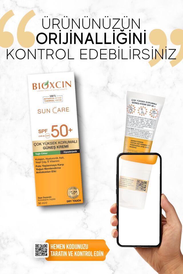 Bioxcin Sun Care Çok Yüksek Korumalı Yağlı Ciltler Için Güneş Kremi Spf 50+