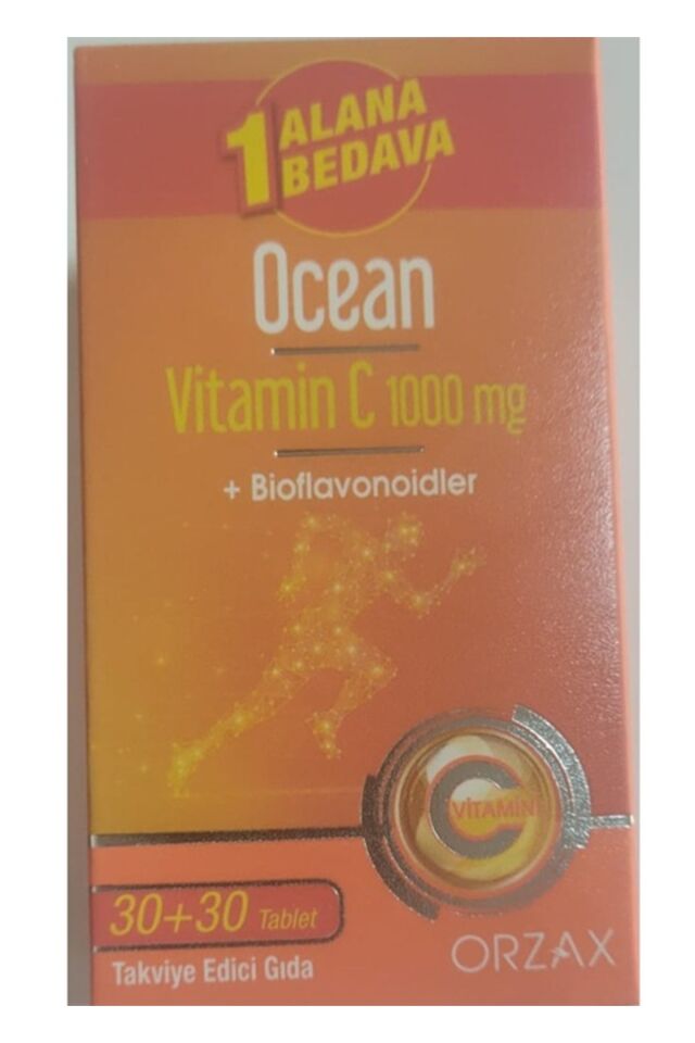 Ocean Vitamin C 1000 mg 30 Tablet - 1 Alana 1 Bedava