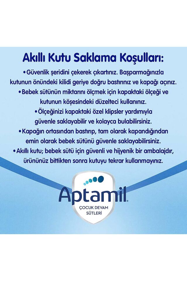 Aptamil 1 Bebek Sütü 350 G 0-6 Ay Akıllı Kutu