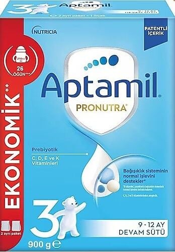 MİLUPA APTAMİL PRONUTRA 3 DEVAM SÜTÜ 900 GR 9-12 AY