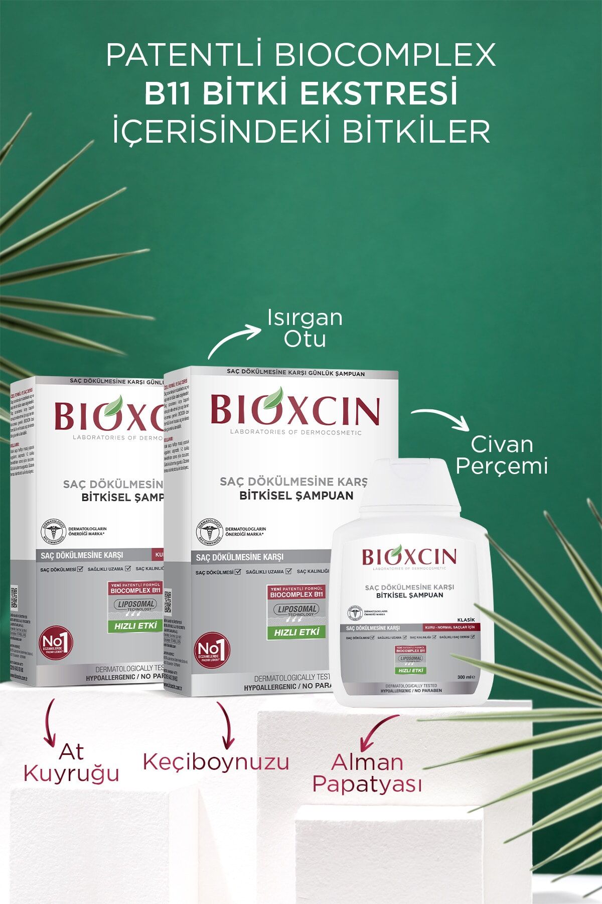 Bioxcin Genesis Kuru Ve Normal Saçlar Için Şampuan 3 X 300 ml
