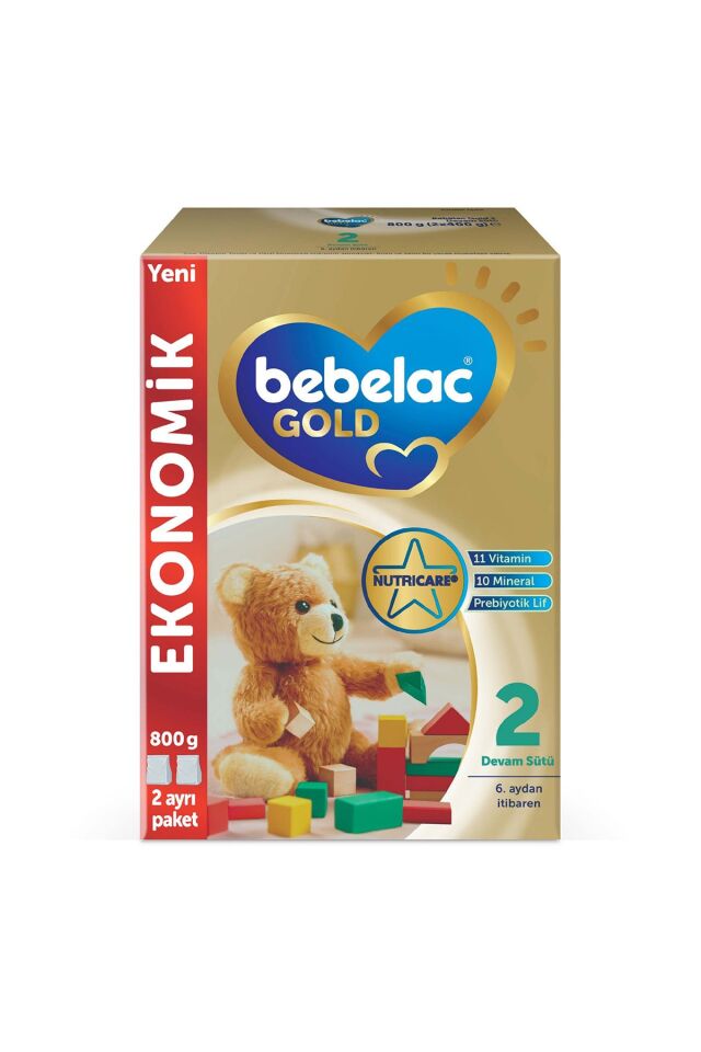 Bebelac Gold 2 Devam Sütü 800 g 6-12 Ay