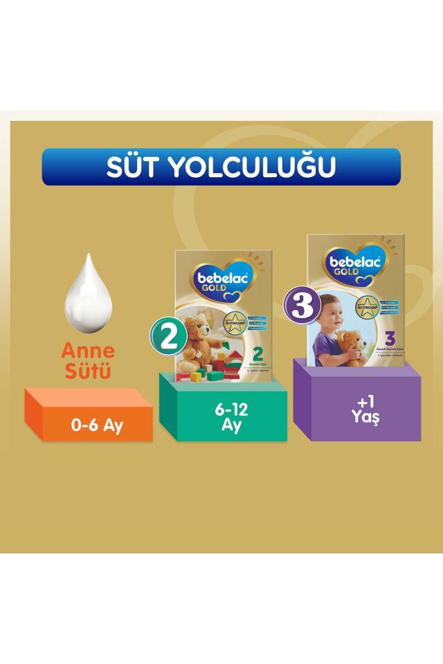 Bebelac Gold 2 Devam Sütü 800 g 6-12 Ay