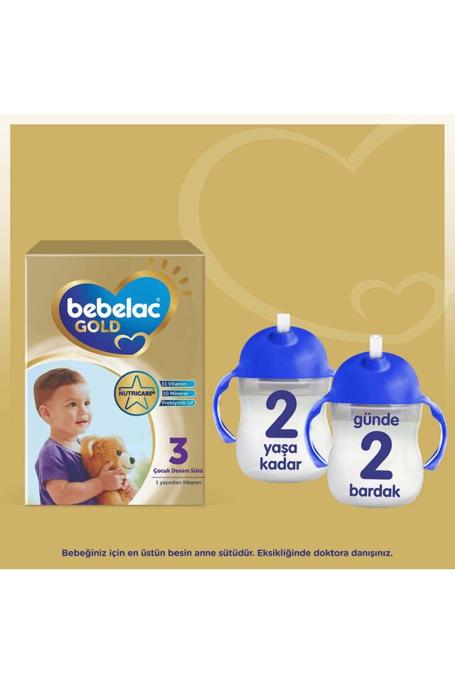 Bebelac Gold 3 Çocuk Devam Sütü 800 g 1 Yaş+
