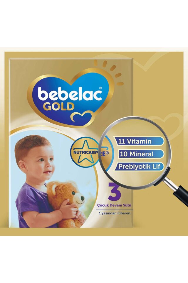 Bebelac Gold 3 Çocuk Devam Sütü 800 g 1 Yaş+