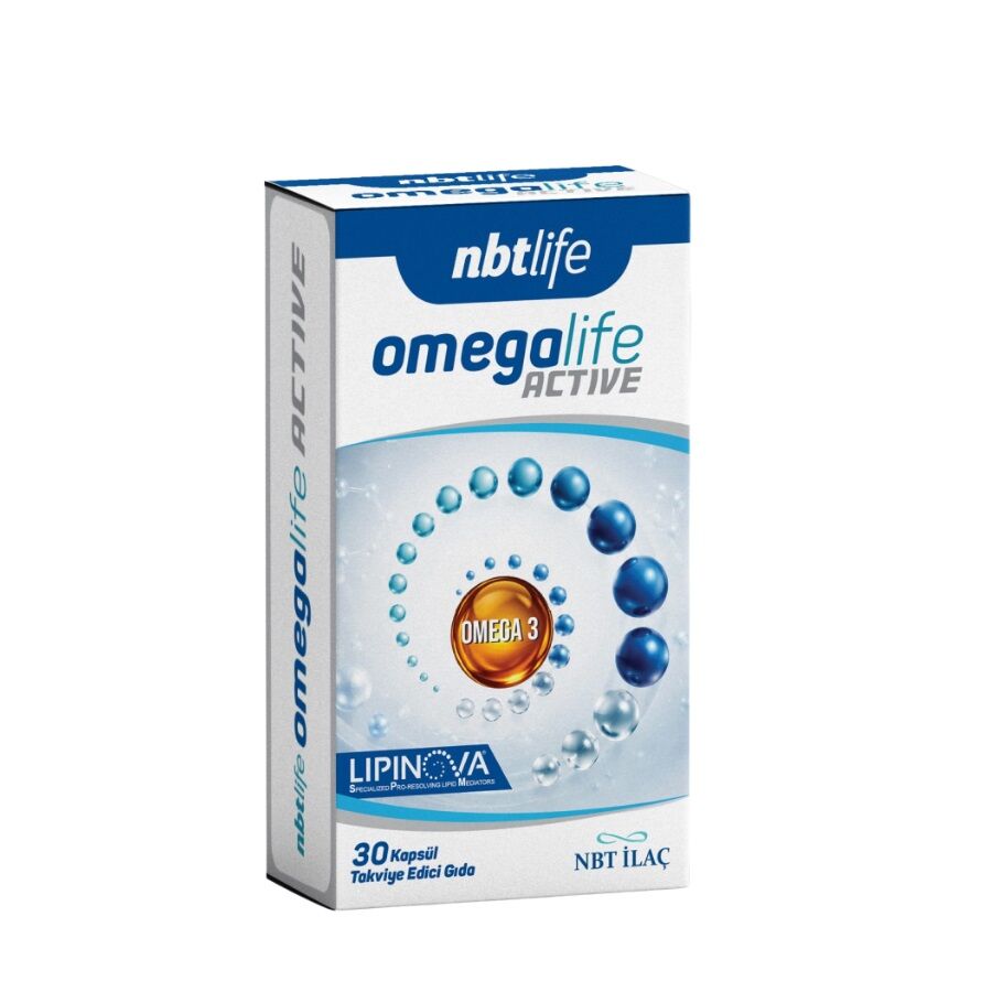 NBT İlaç NBTLIFE Omegalife Active 30 Kapsül