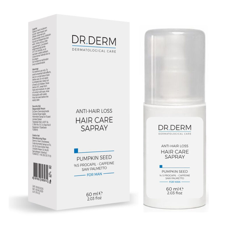 Dr. Derm Anti-Hair Loss Erkek İçin Saç ve Deri Bakım Spreyi 60 ml