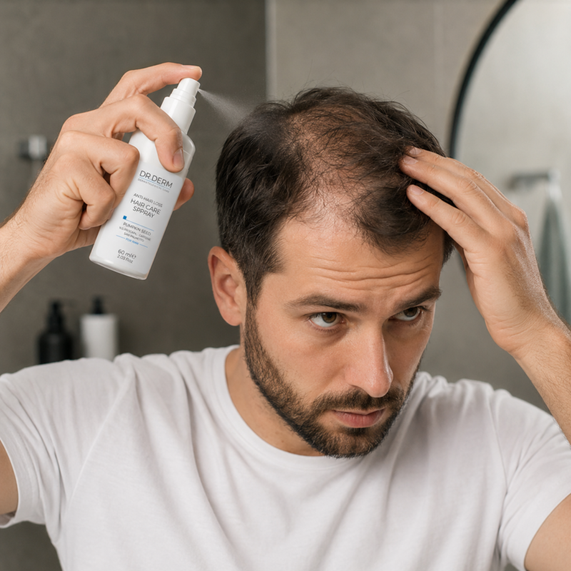 Dr. Derm Anti-Hair Loss Erkek İçin Saç ve Deri Bakım Spreyi 60 ml