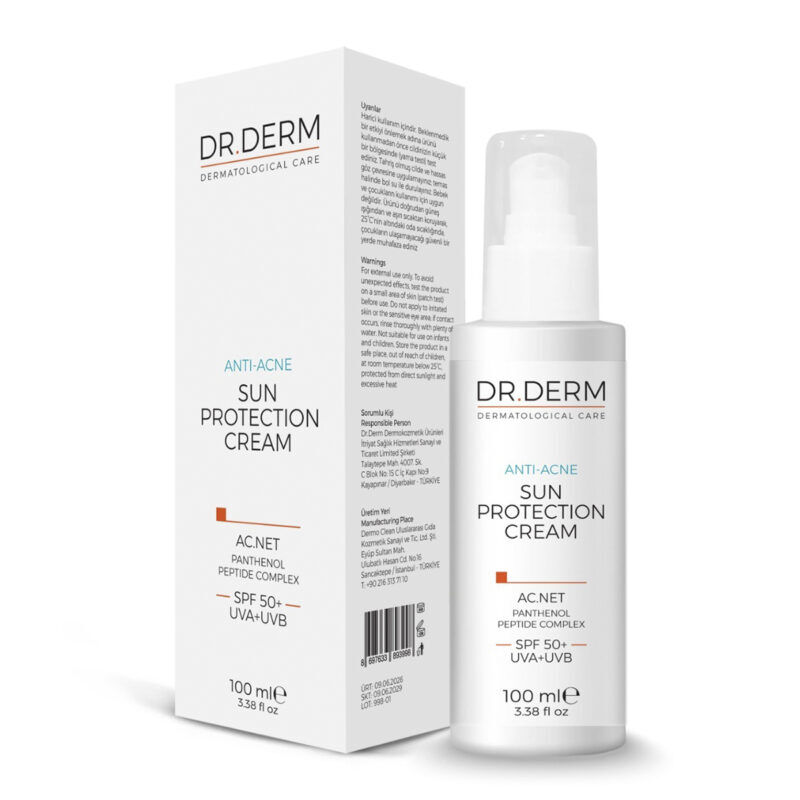 Dr. Derm Anti-Acne Akneye Yatkın Ciltler İçin Güneş Kremi SPF50+ 100 ml