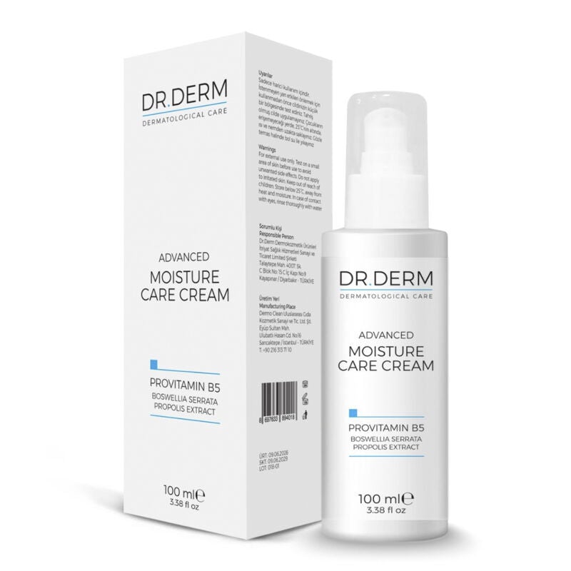 Dr. Derm Advanced Moisture Care Cream EDL Algae Nemlendirici Bakım Kremi 100 ml