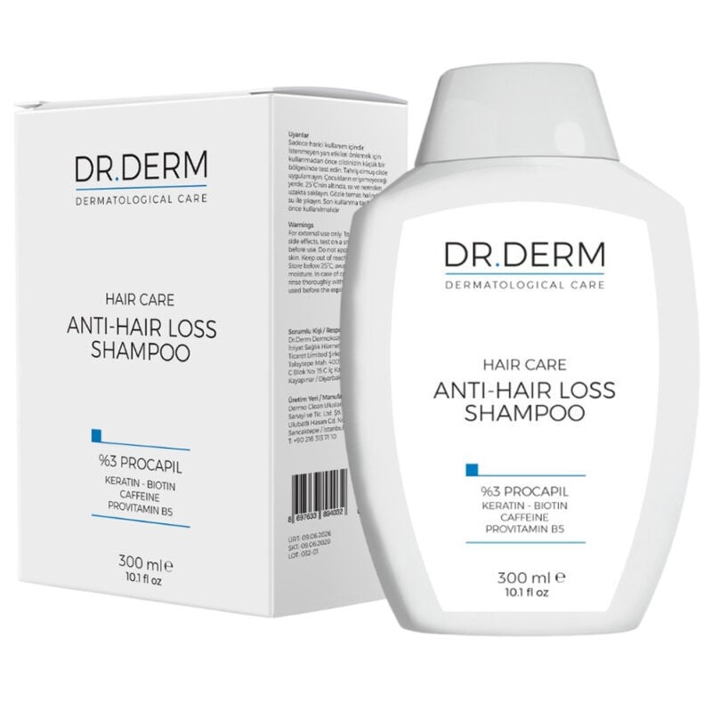 DR. DERM SAÇ DÖKÜLME KARŞITI ŞAMPUAN 300 ML