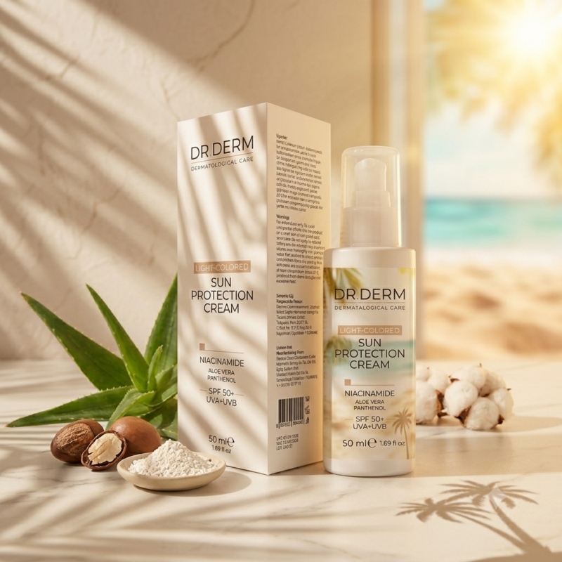 DR. DERM AÇIK RENK GÜNEŞ KREMİ 50 ML
