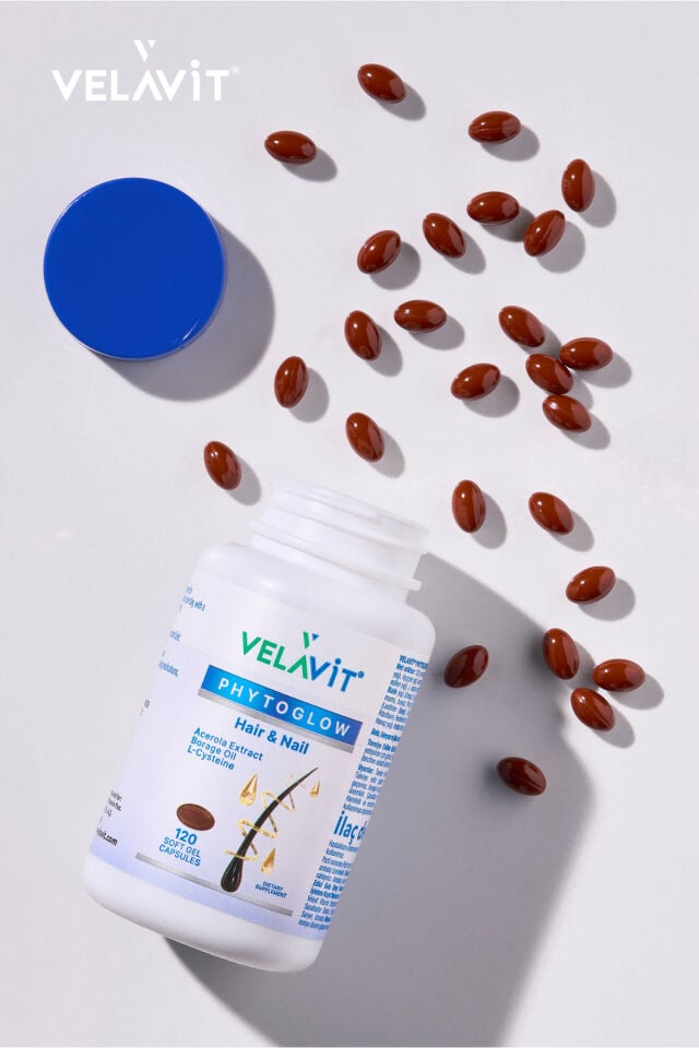 Velavit Phytoglow Hair & Nail 120 Jel Kapsül