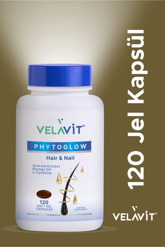 Velavit Phytoglow Hair & Nail 120 Jel Kapsül