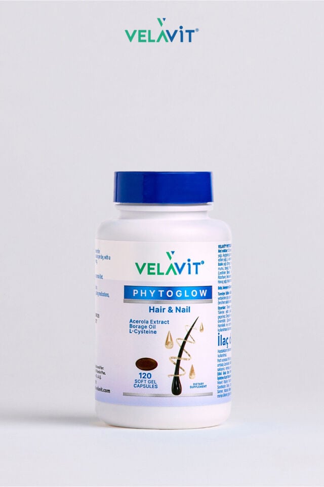 Velavit Phytoglow Hair & Nail 120 Jel Kapsül