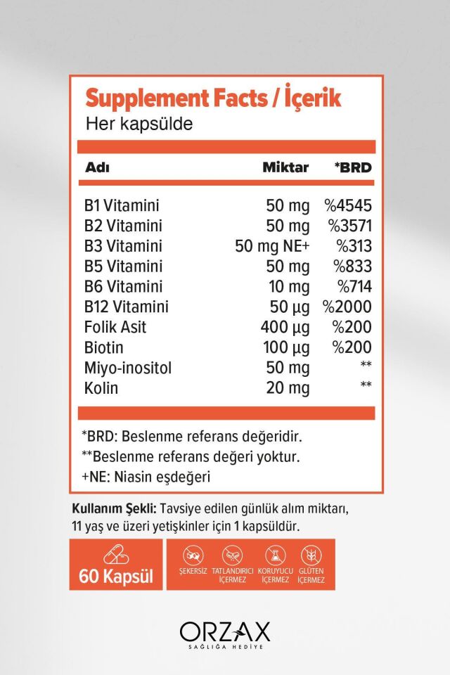Ocean B Complex 60 Kapsül