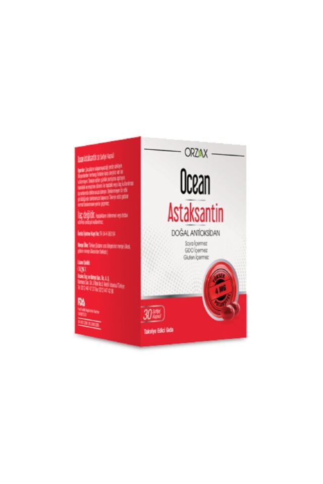 Ocean Astaksantin 30 Soft Kapsül