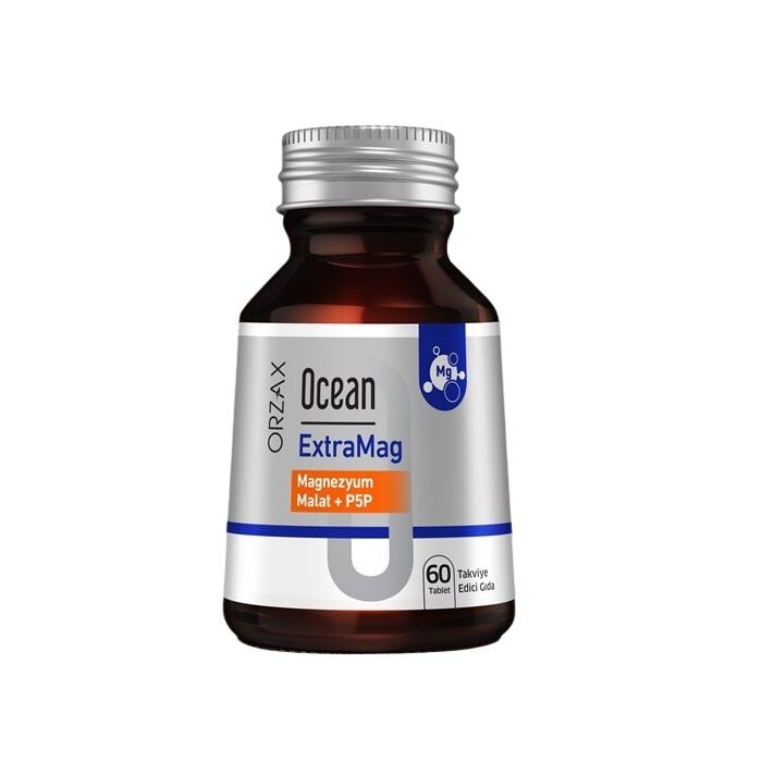 Ocean Orzax Ocean EXTRAMAG Magnezyum Malat + P5P 60 Tablet
