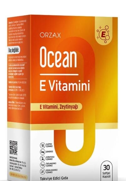 OCEAN E Vitamini 30 Kapsül