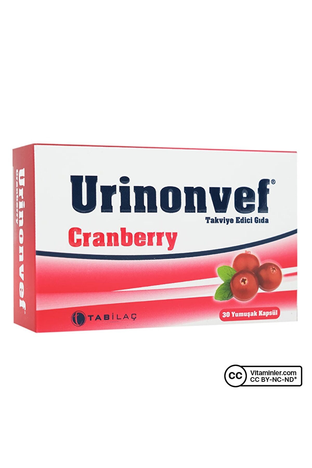 Urinonvef Cranberry 30 Yumuşak Kapsül