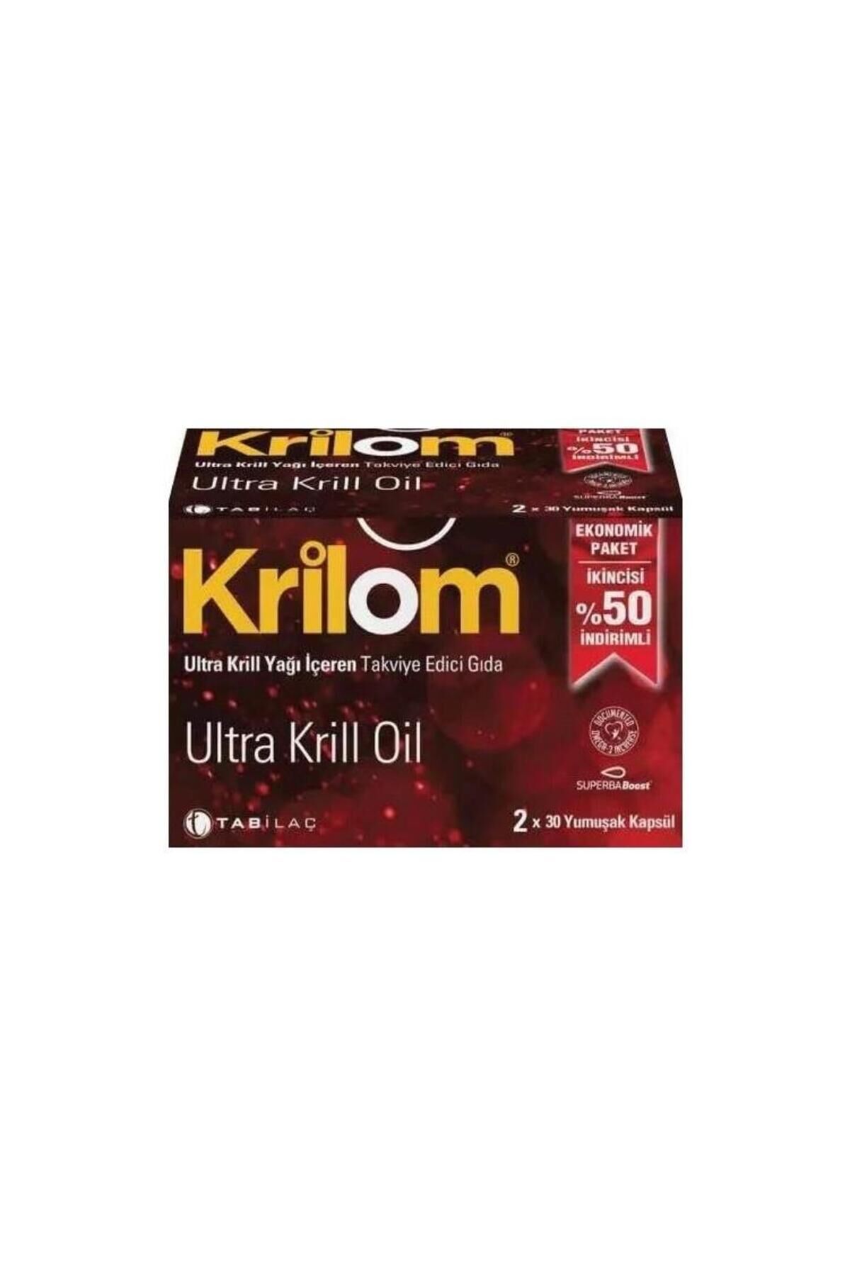 Tab İlaç Krilom Ultra Krill Oil 30 Kapsül 2.si %50