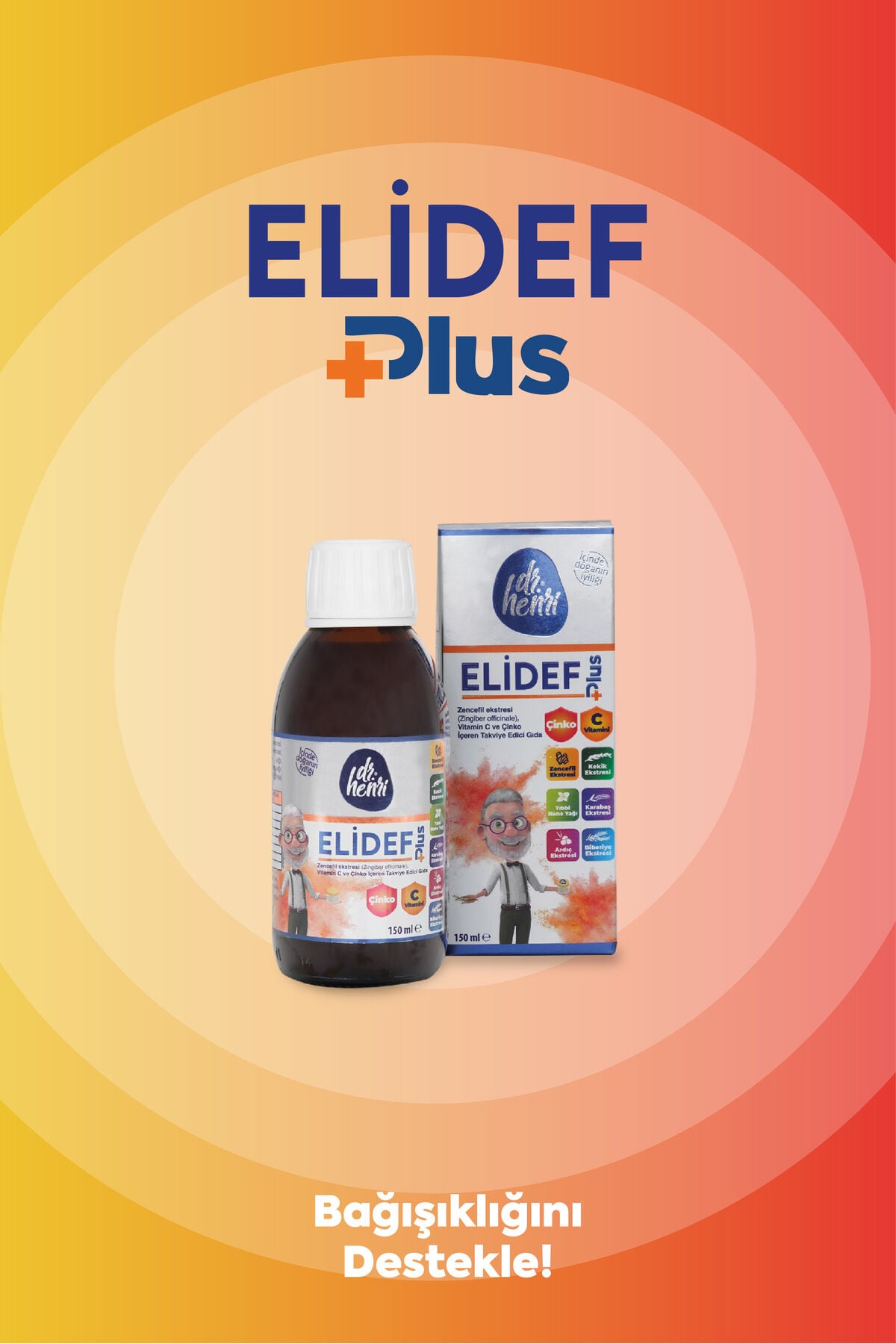 Dr.Henri Elidef Şurup Takviye Edici Gıda