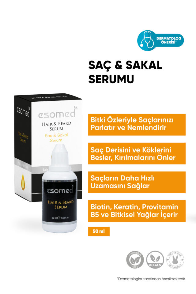 Esomed Saç Dökülmesine Karşı Saç Ve Kıl Uzatıcı Bitkisel Saç Serumu