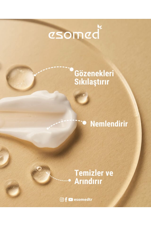 Esomed Hydratonic Arındırıcı, Gözenek Sıkılaştırıcı, Yağ Dengeleyici ve Canlandırıcı Yüz Toniği 200 ml
