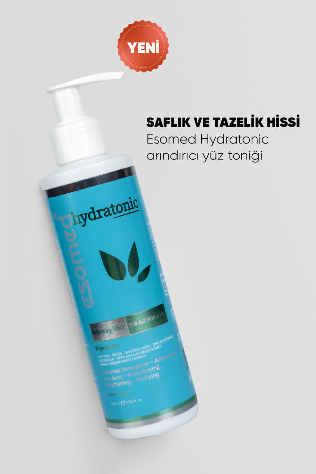 Esomed Hydratonic Arındırıcı, Gözenek Sıkılaştırıcı, Yağ Dengeleyici ve Canlandırıcı Yüz Toniği 200 ml