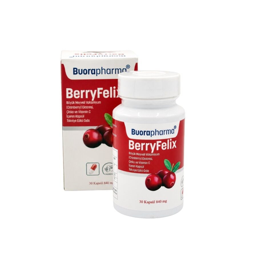 Buorapharma Berryfelix Cranberry 30 Kapsül