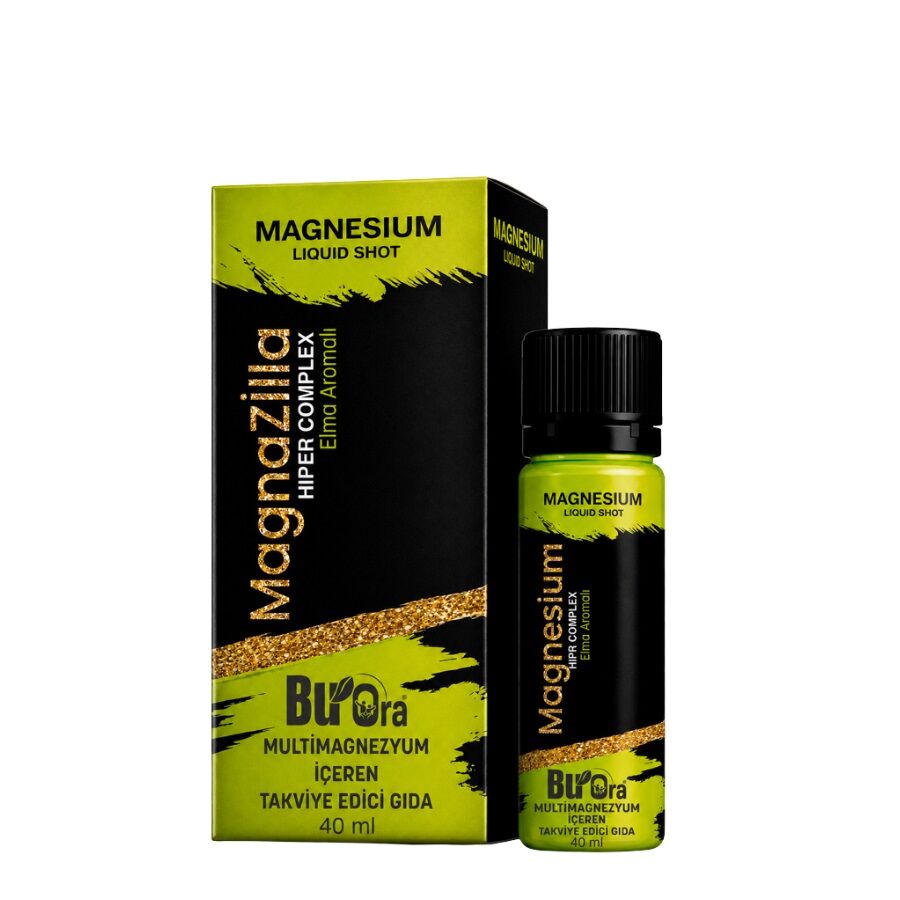 Buorapharma Magnazilla Magnesium Liquid Elma Aromalı 20 Shot