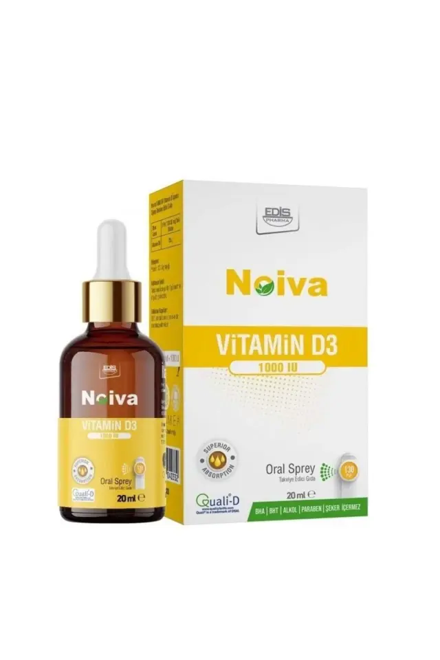 edis pharma Noiva Vitamin D3 Sprey 1000 IU 20 ml
