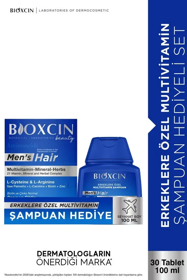 Bioxcin BİOXCIN MEN'S HAIR 30 TABLET+ŞAMPUAN HEDİYELİ