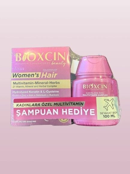 Bioxcin BİOXCIN WQMEN'S HAIR 30 TABLET+ŞAMPUAN HEDİYELİ