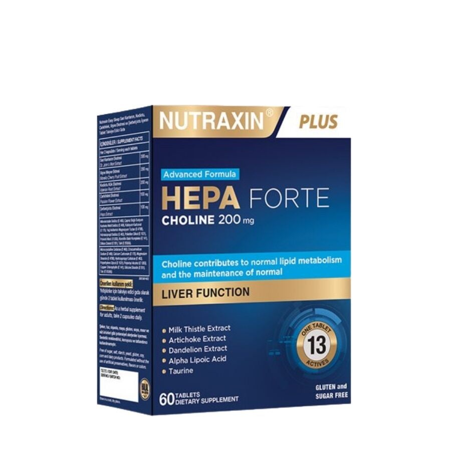 Nutraxin Nutraxin Hepa Forte Kolin 60 Tablet